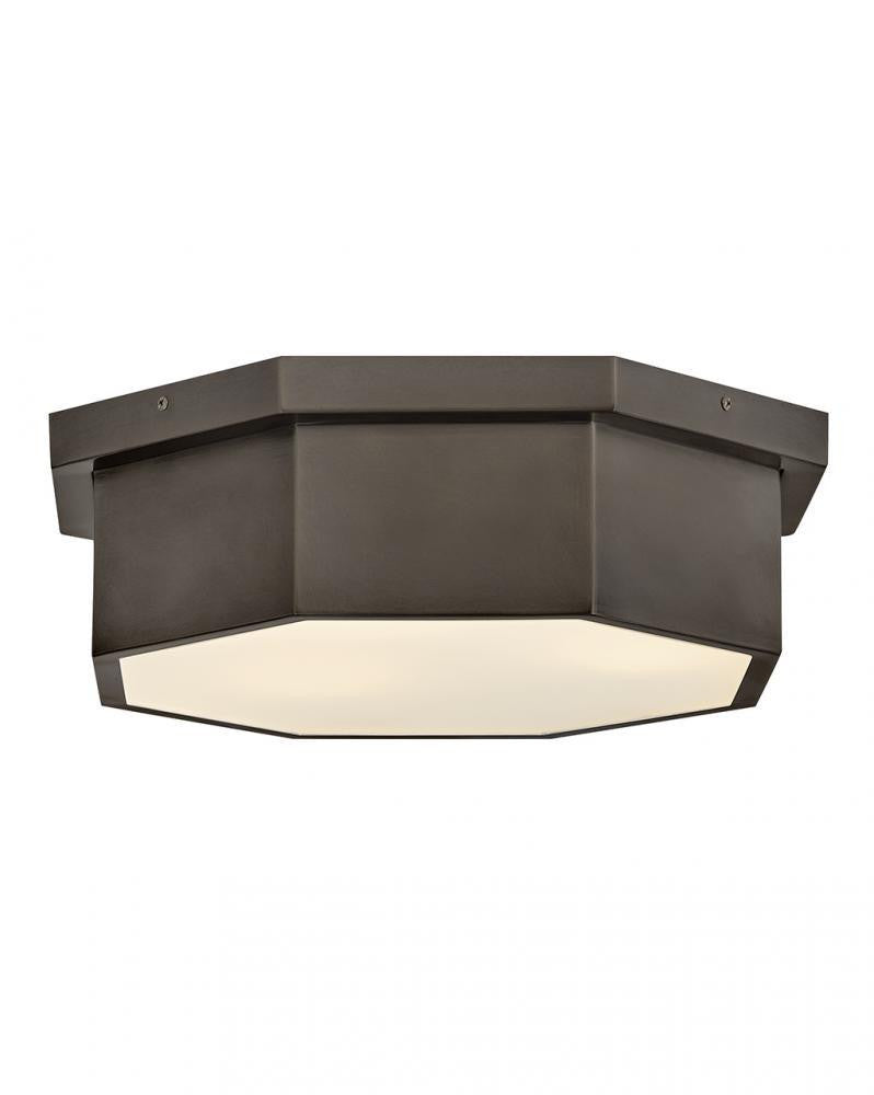 Hinkley Facet Medium Flush Mount Black Oxide