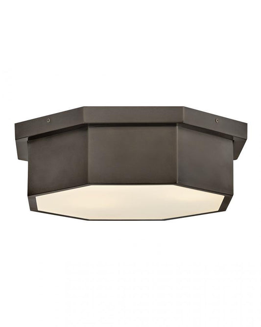 Hinkley Facet Medium Flush Mount Black Oxide