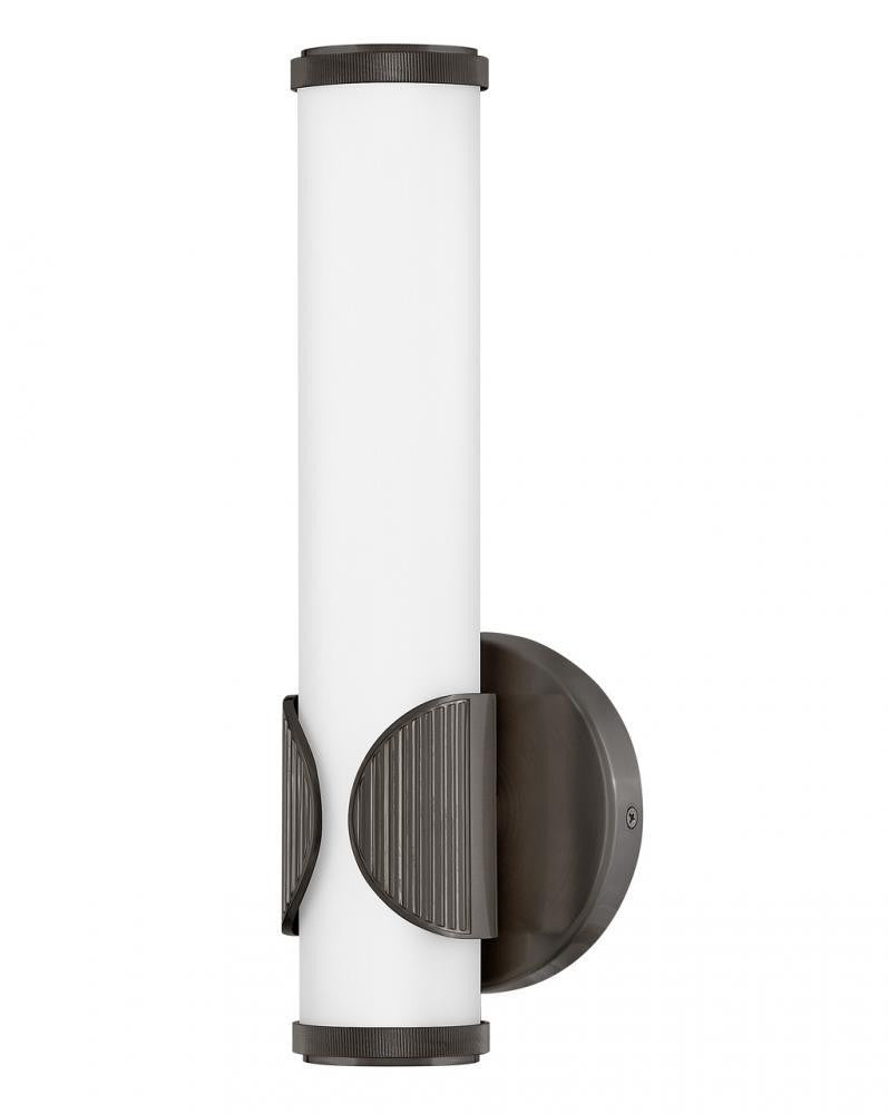 Hinkley Femi Medium LED Bath Wall Sconce Black Oxide