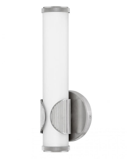Hinkley Femi Medium LED Bath Wall Sconce Brushed Nickel