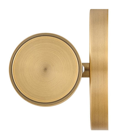 Hinkley Femi Medium LED Bath Wall Sconce Lacquered Brass 4.75"W x 13.0"H x 3.75"L