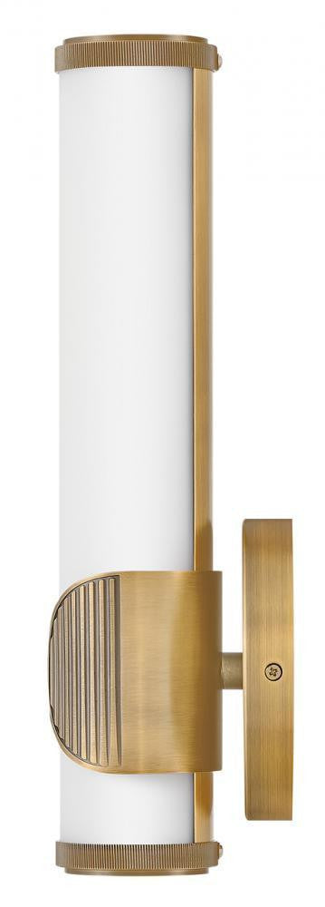 Hinkley Femi Medium LED Bath Wall Sconce Lacquered Brass