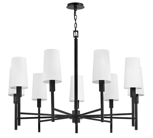 Hinkley Fenwick Large Chandelier Black