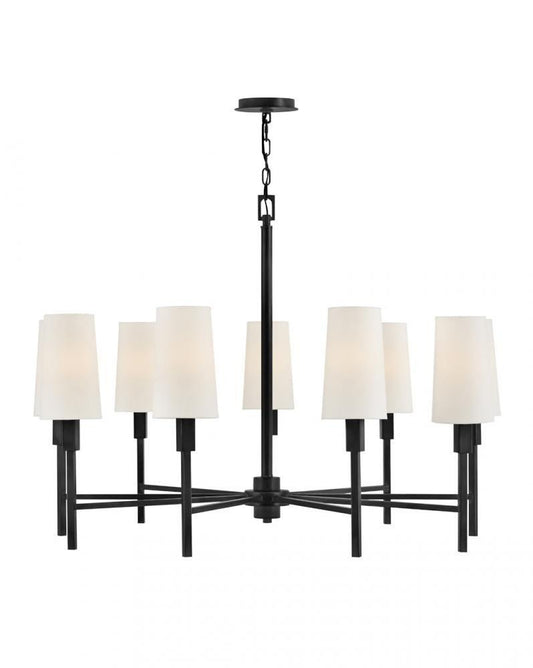 Hinkley Fenwick Large Chandelier Heritage Brass
