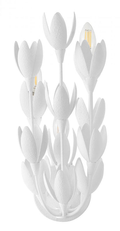 Hinkley Flora Large Sconce Textured Plaster