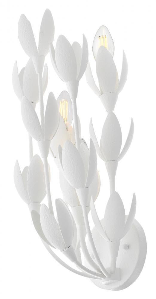Hinkley Flora Large Sconce Textured Plaster