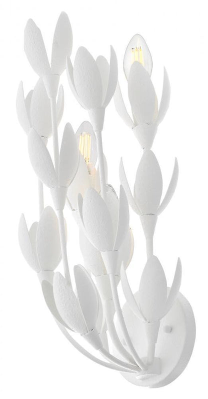 Hinkley Flora Large Sconce Textured Plaster