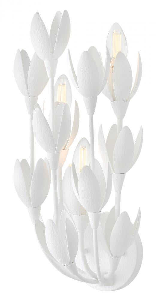 Hinkley Flora Large Sconce Textured Plaster
