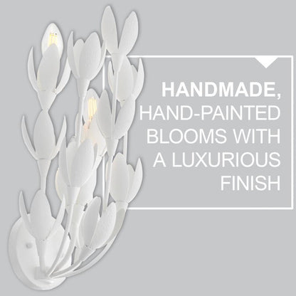 Hinkley Flora Large Sconce Textured Plaster