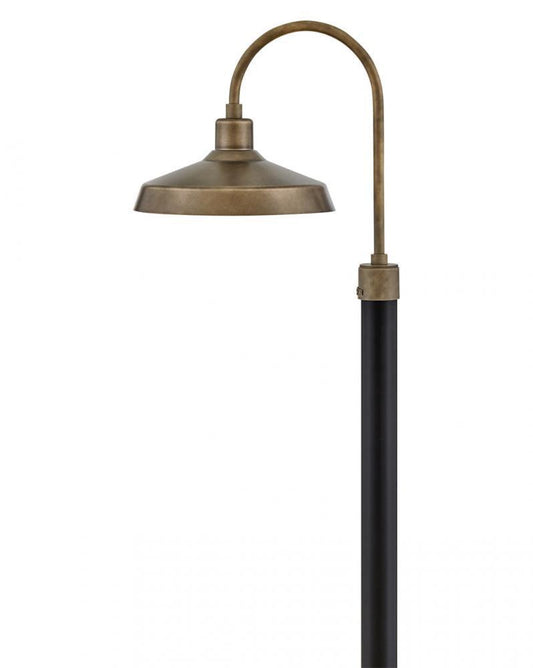 Hinkley Forge Large Post Top or Pier Mount Lantern Burnished Bronze