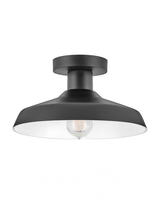 Hinkley Forge Medium Flush Mount Black