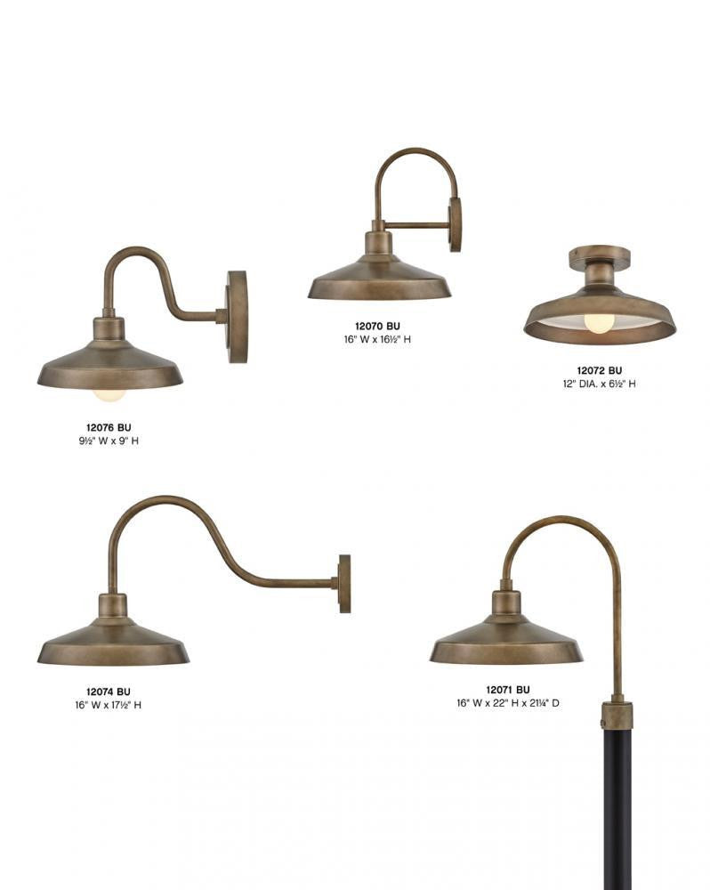 Hinkley Forge Small Wall Mount Barn Light