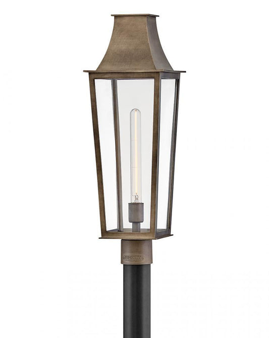 Hinkley Georgetown Large Post Top Lantern Burnished Bronze