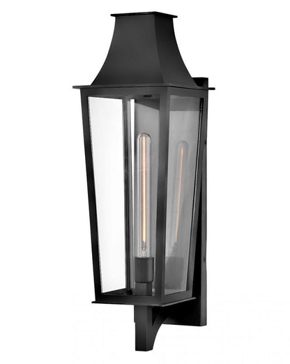 Hinkley Georgetown Large Wall Mount Lantern Black
