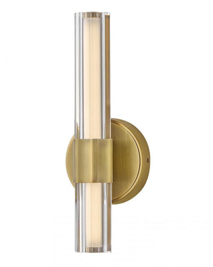 Hinkley Georgette Medium LED Sconce Lacquered Brass