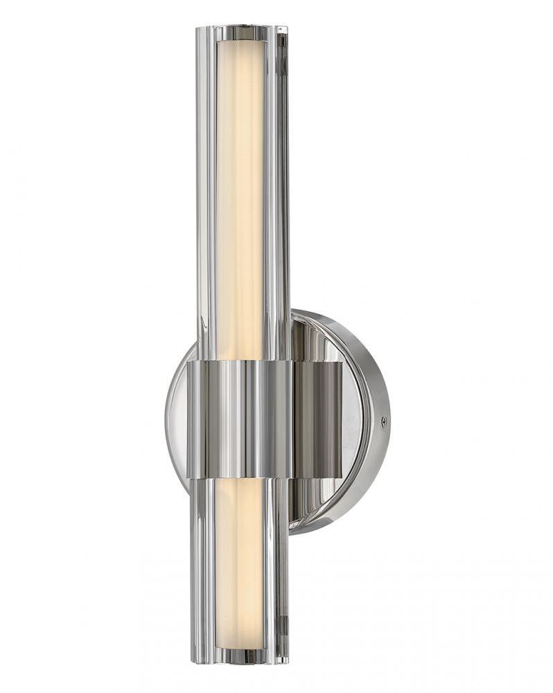 Hinkley Georgette Medium LED Sconce Polished Nickel
