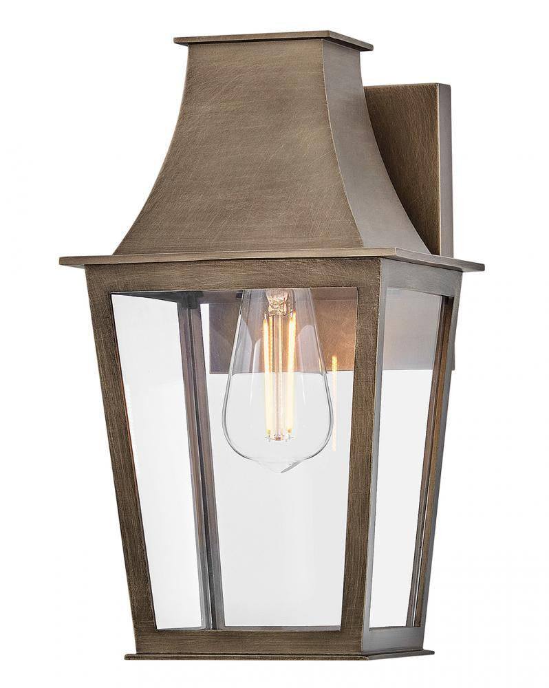 Hinkley Georgian Small Wall Mount Lantern Burnished Bronze