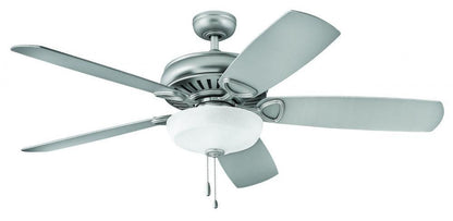 Gladiator Illuminated 60 LED Fan Satin Steel