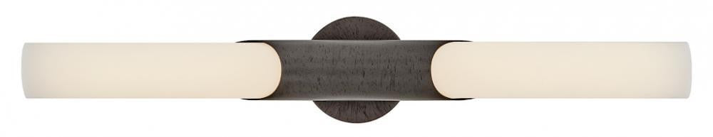 Hinkley Grace Large LED Vanity Textured Black Oxide