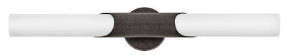 Hinkley Grace Large LED Vanity Textured Black Oxide