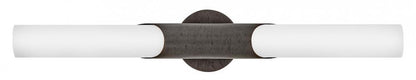 Hinkley Grace Large LED Vanity Textured Black Oxide