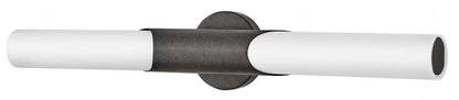 Hinkley Grace Large LED Vanity Textured Black Oxide