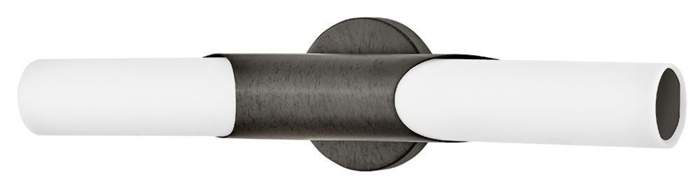 Hinkley Grace Medium LED Vanity Textured Black Oxide