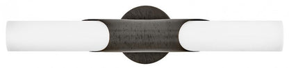 Hinkley Grace Medium LED Vanity Textured Heritage Brass