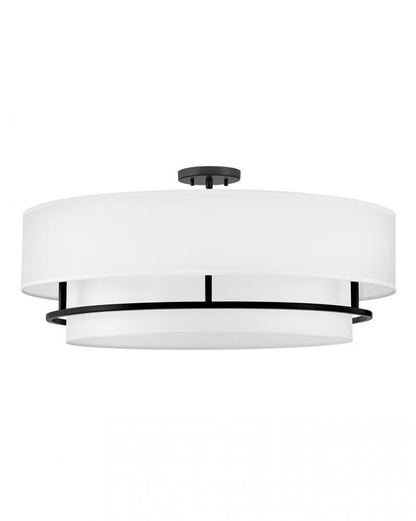 Hinkley Graham Extra Large Convertible Semi-flush Mount Black