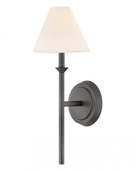 Hinkley Greta Medium Sconce Blackened Brass