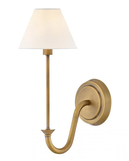 Hinkley Greta Medium Single Light Sconce Heritage Brass