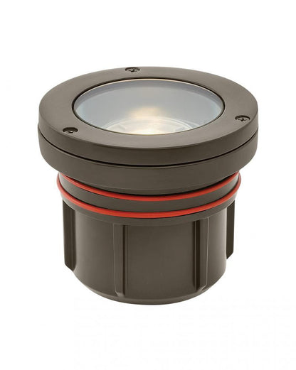 Hardy Island Flat Top LED Well Light - Bronze 2700K
