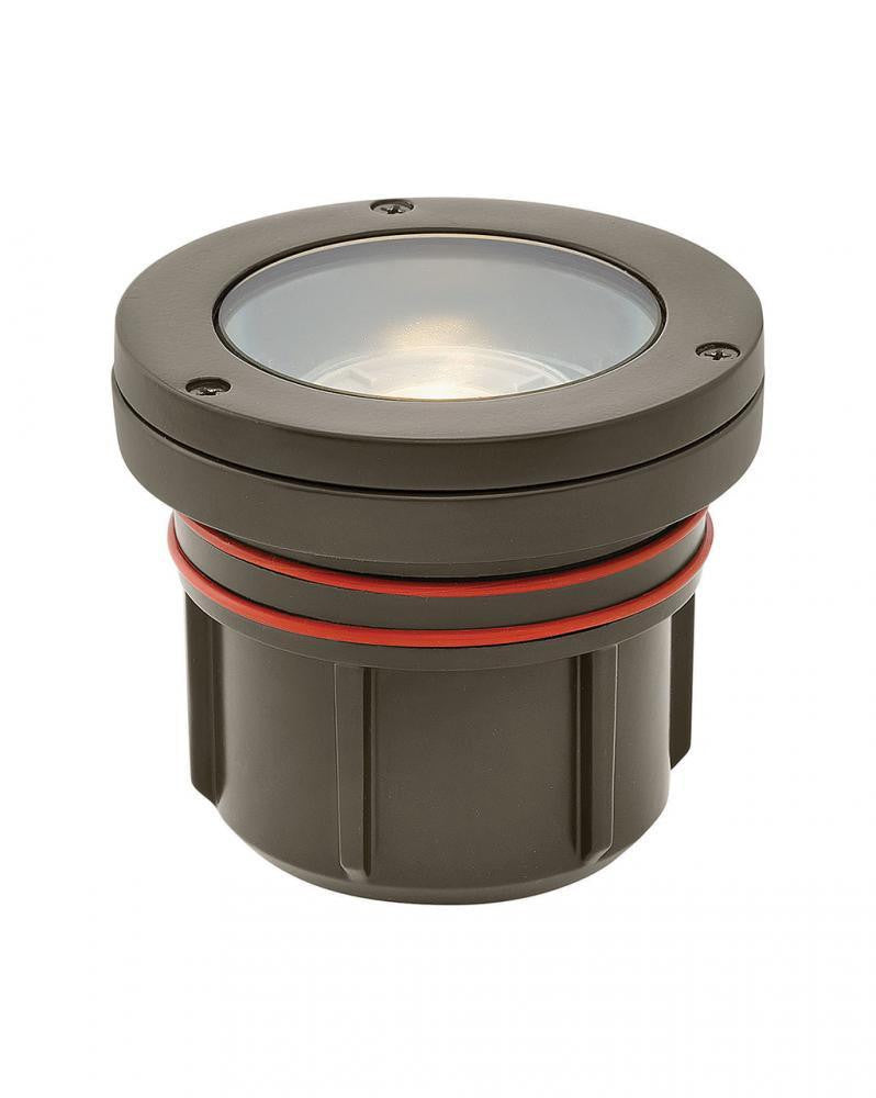 Hinkley 120V Variable Output LED 3000K Flat Top Well Light Bronze