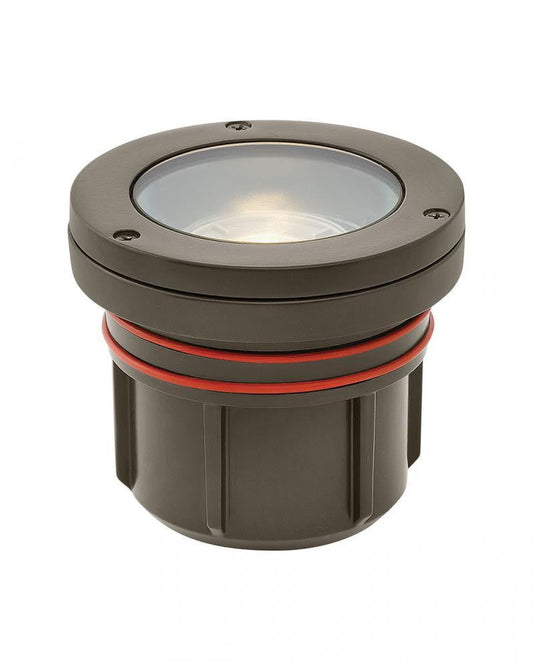 Hinkley 120V Variable Output LED 3000K Flat Top Well Light Bronze