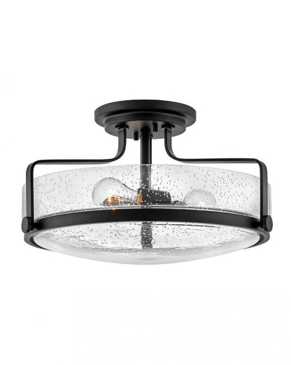Hinkley Harper Semi-Flush Mount Black