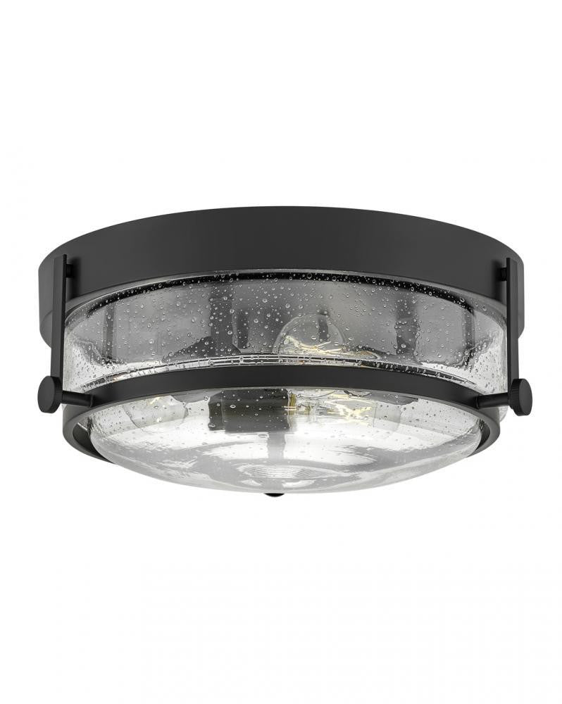 Hinkley Harper Small Flush Mount Black