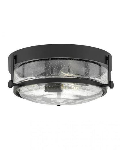 Hinkley Harper Small Flush Mount Black