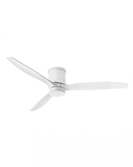 Hinkley Hover Flush Mount Ceiling Fan 3-Blade White, Steel, Matte White