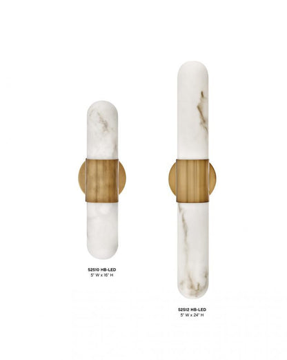 Hinkley Ibiza Large LED Vanity Heritage Brass