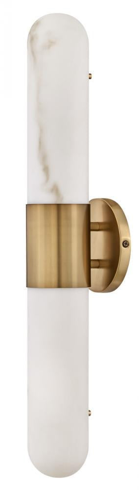 Hinkley Ibiza Large LED Vanity Heritage Brass