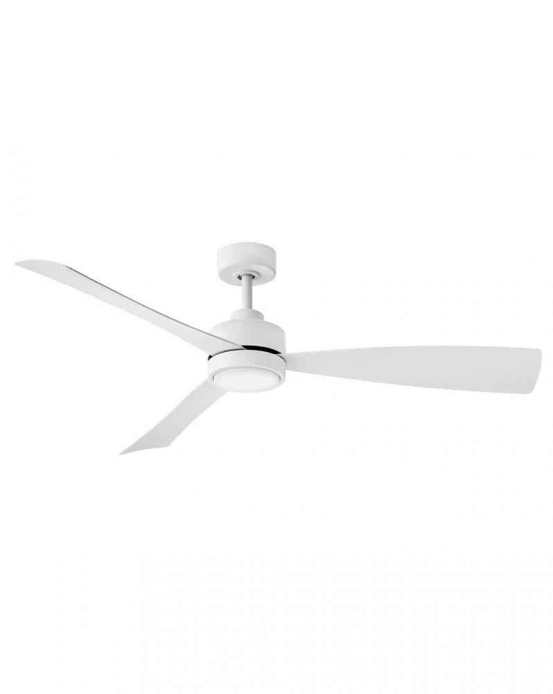 Hinkley Iver 56" LED Dual Mount Smart Fan Matte White