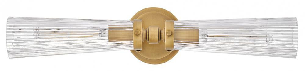 Hinkley Jude Large Two Light Vanity Heritage Brass