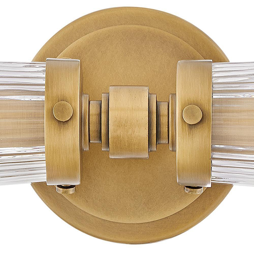 Hinkley Jude Large Two Light Vanity Heritage Brass