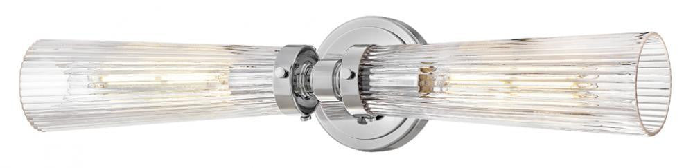 Hinkley Jude Large Two Light Vanity Polished Nickel