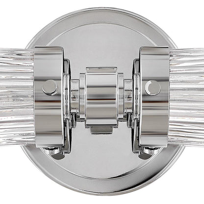 Hinkley Jude Large Two Light Vanity Polished Nickel