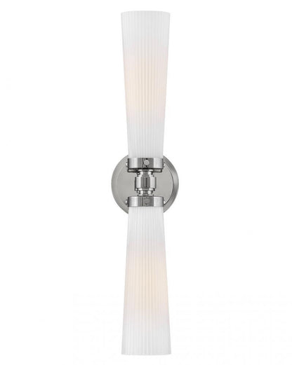 Hinkley Jude Medium Two Light Vanity Polished Nickel