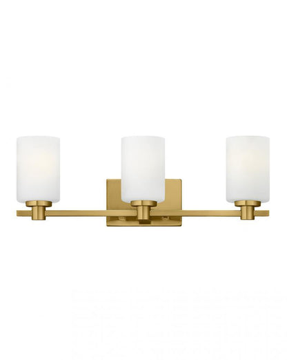 Hinkley Karlie Medium Three Light Vanity Lacquered Brass