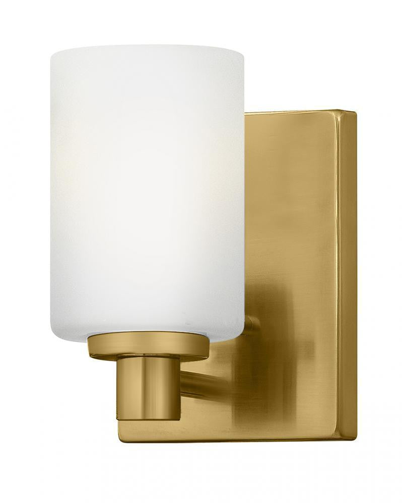 Hinkley Karlie Small Single Light Sconce Lacquered Brass