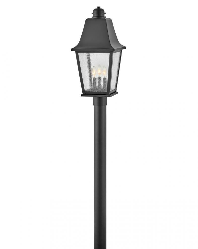 Hinkley Kingston Medium Post Mount Lantern Black