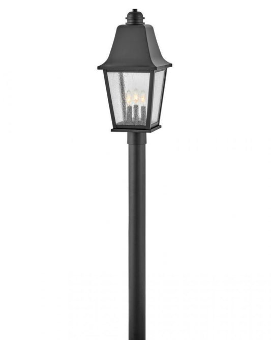 Hinkley Kingston Medium Post Mount Lantern Black